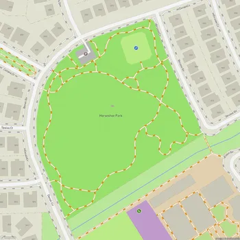 Map of Horseshoe Park