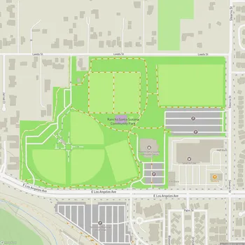 Map of Rancho Santa Susana Community Park