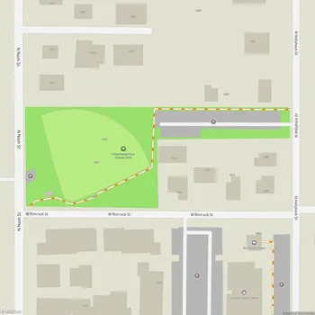 Map of Floyd Gaines Park Softball Field