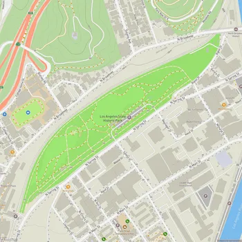 Map of Los Angeles State Historic Park