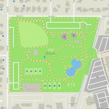 Map of Rancho Tapo Community Park