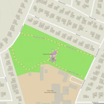 Map of Highlands Park