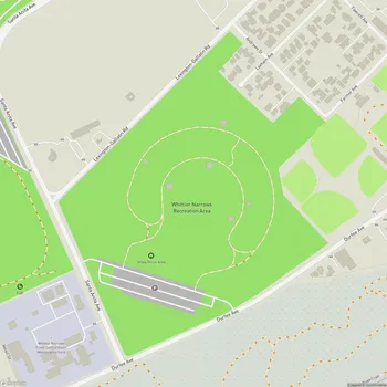 Map of Whittier Narrows Recreation Area