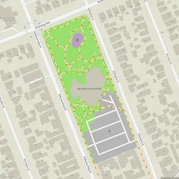 Map of Abraham Lincoln Park