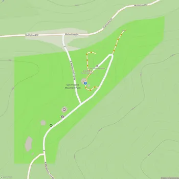 Map of San Vicente Mountain Park