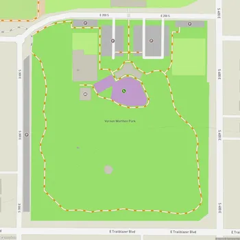 Map of Vernon Worthen Park