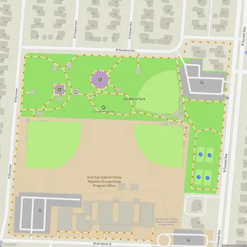 Map of Del Norte Park