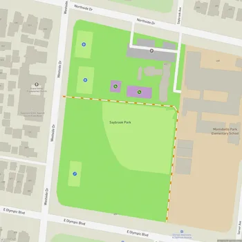 Map of Saybrook Park