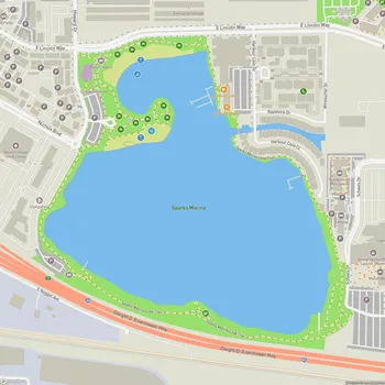 Map of Sparks Marina