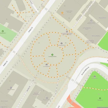 Map of Plaza de Los Ángeles