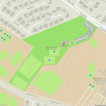 Map of Mission San Jose Community Park