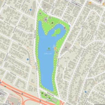Map of Echo Park