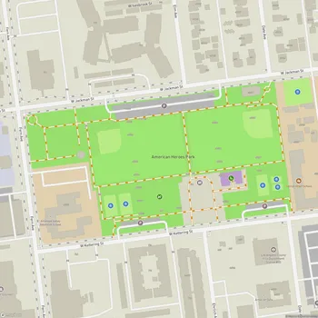 Map of American Heroes Park