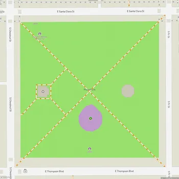 Map of Plaza Park
