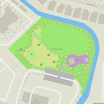 Map of Amador Vista Park
