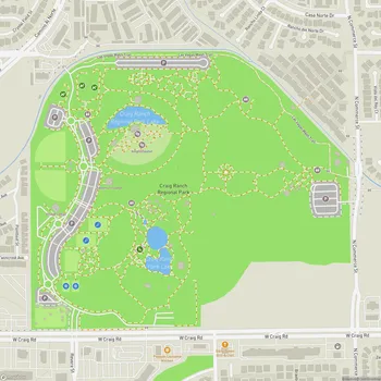 Map of Craig Ranch Regional Park