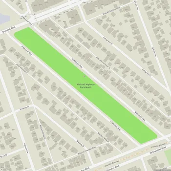 Map of Whitnall Highway Park North