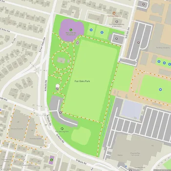 Map of Fair Oaks Park