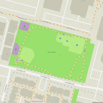 Map of Encinal Park