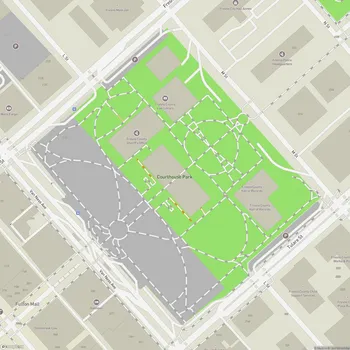 Map of Courthouse Park