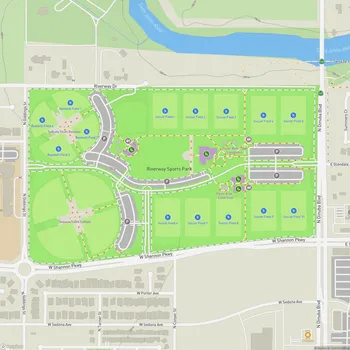 Map of Riverway Sports Park