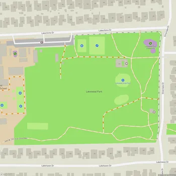 Map of Lakewood Park