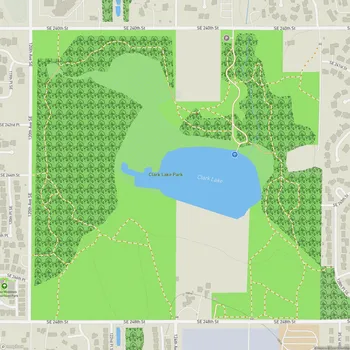 Map of Clark Lake Park