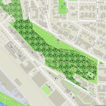 Map of Kinnear Park