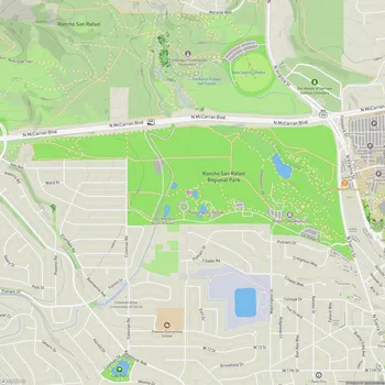 Map of Rancho San Rafael Regional Park