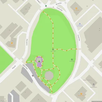 Map of Lincoln Oval