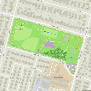 Map of Washington Park