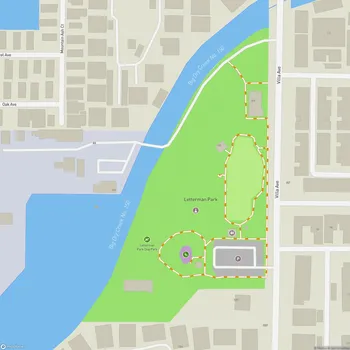 Map of Letterman Park