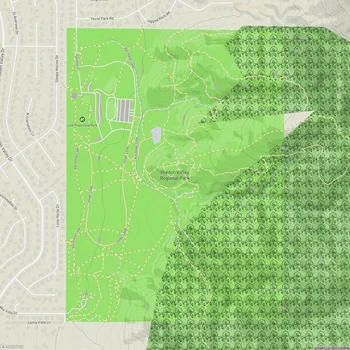 Map of Hidden Valley Regional Park