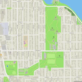 Map of Genesee Park and Playfield