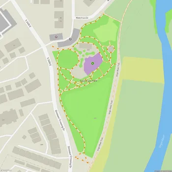 Map of Fossil Falls Park