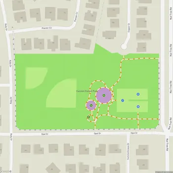 Map of Cannon Station Park