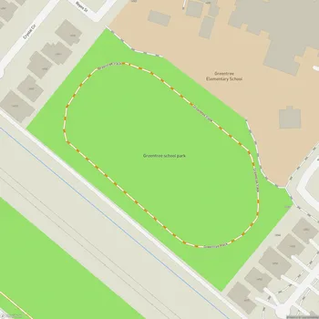 Map of Greentree school park