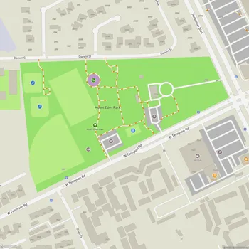 Map of Mount Eden Park