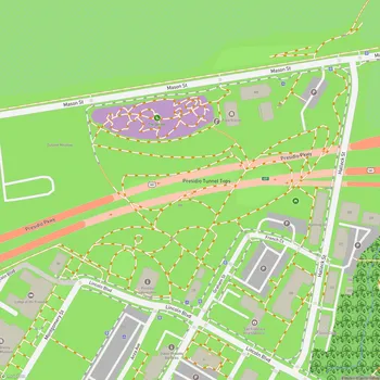 Map of Presidio Tunnel Tops