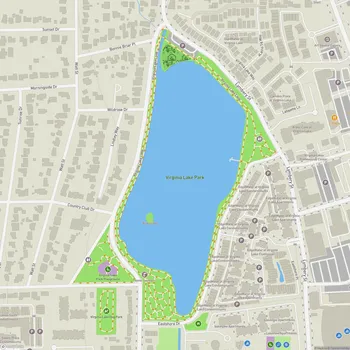 Map of Virginia Lake Park