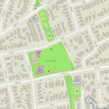 Map of Cedar-Rose Park