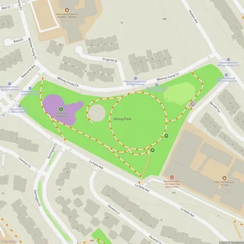 Map of Hilltop Park