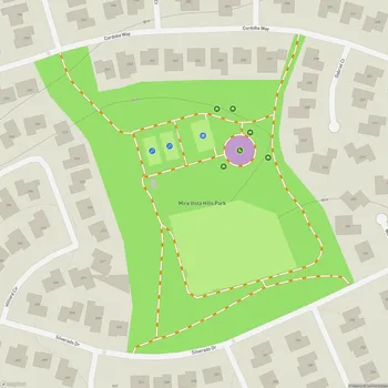 Map of Mira Vista Hills Park