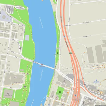 Map of Old Sacramento State Historic Park