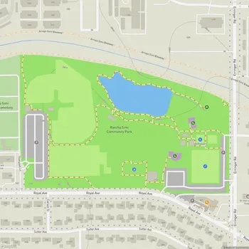 Map of Rancho Simi Community Park