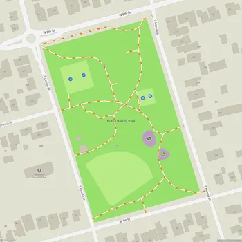 Map of Mattie Harrell Park