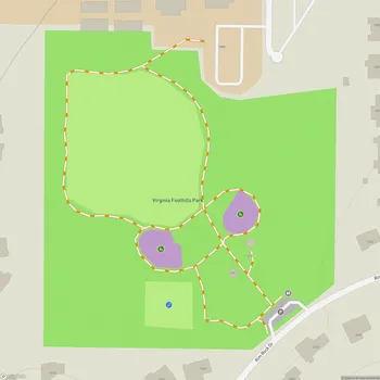 Map of Virginia Foothills Park