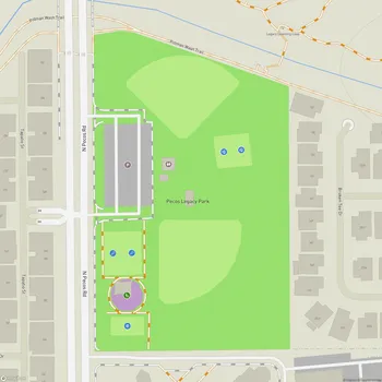Map of Pecos Legacy Park
