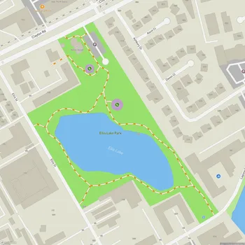 Map of Ellis Lake Park