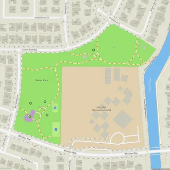 Map of Baxter Park